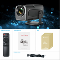 Smart Portable LED Home Theater Projector with Stand & Remote