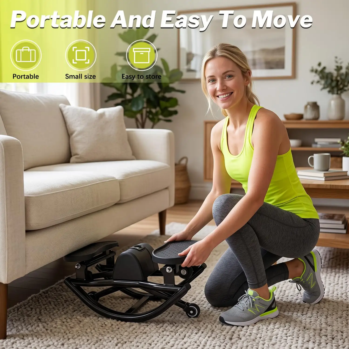 Core Twisting & Abdominal Exercise Machine with Resistance Bands