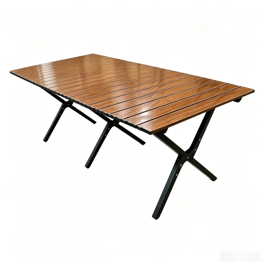 Foldable Wooden Outdoor Camping & Picnic Table (90cm x 60cm)