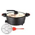 Multi-Functional Electric Hot Pot & Multi-Cooker with Steamer Tray