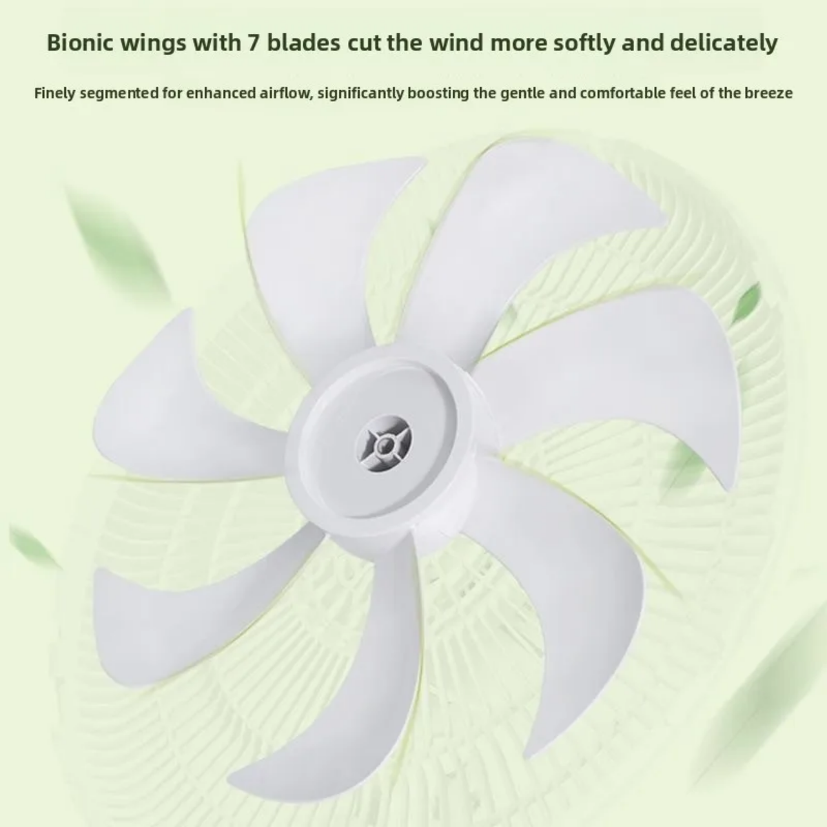 7-Leaf Soft Wind Remote Control Electric Floor Fan