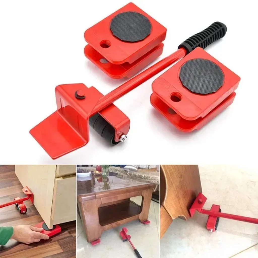 Heavy Furniture Lifter & Slider Moving Roller Tool Set