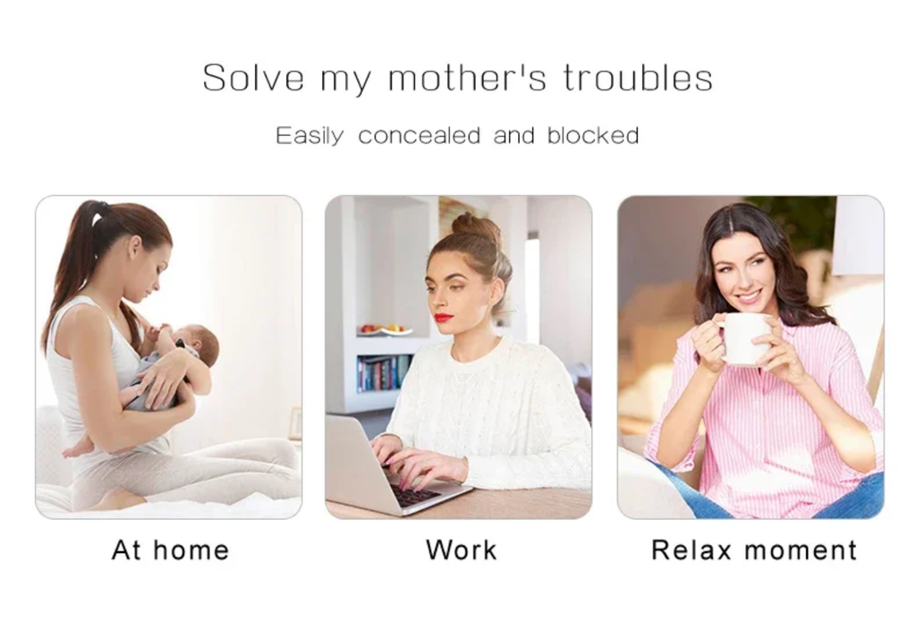 Wearable Electric Hands-Free Breast Pump