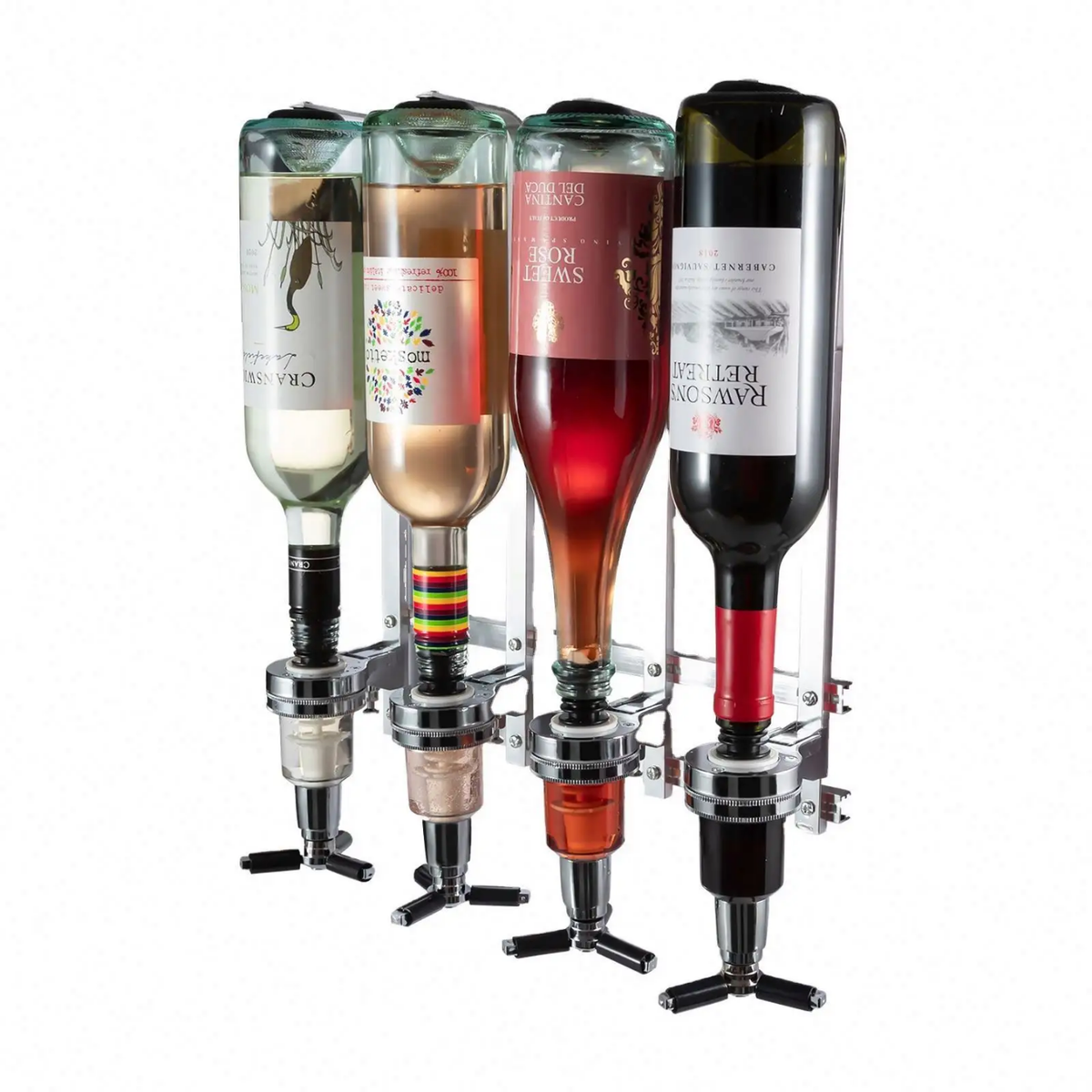 PERA -Bottle Wall-Mounted Revolving Liquor Dispenser & Butler