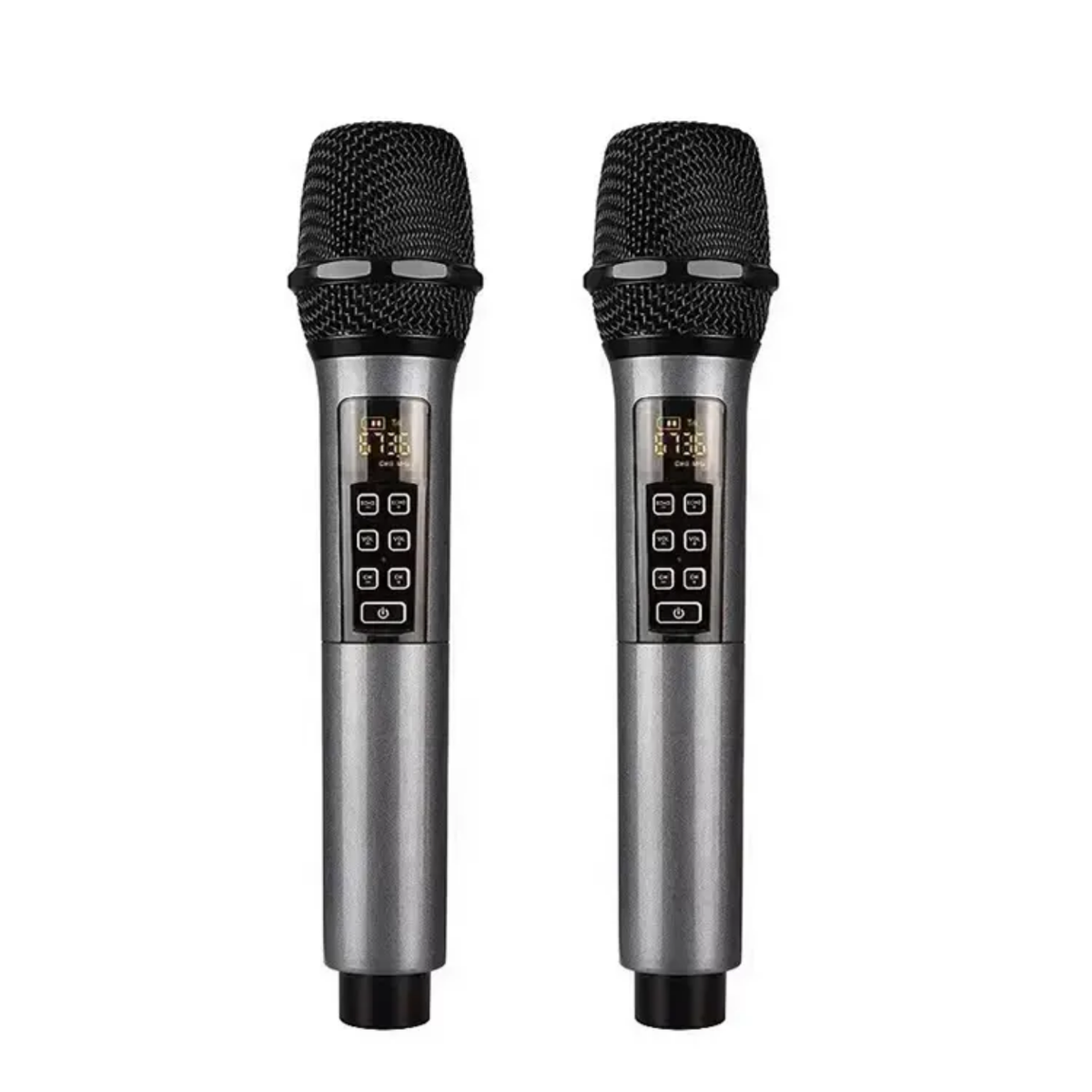 Professional Dual Handheld UHF Wireless Microphone System