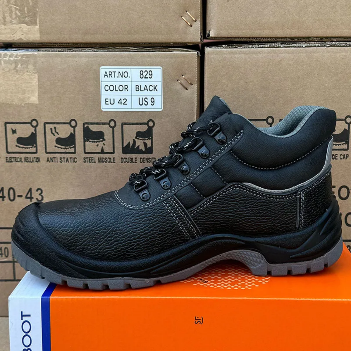 Model 829 Heavy-Duty Steel Toe Safety Work Boots