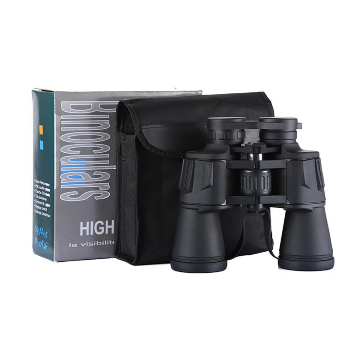 High-Performance Waterproof Outdoor Binoculars & Case Kit