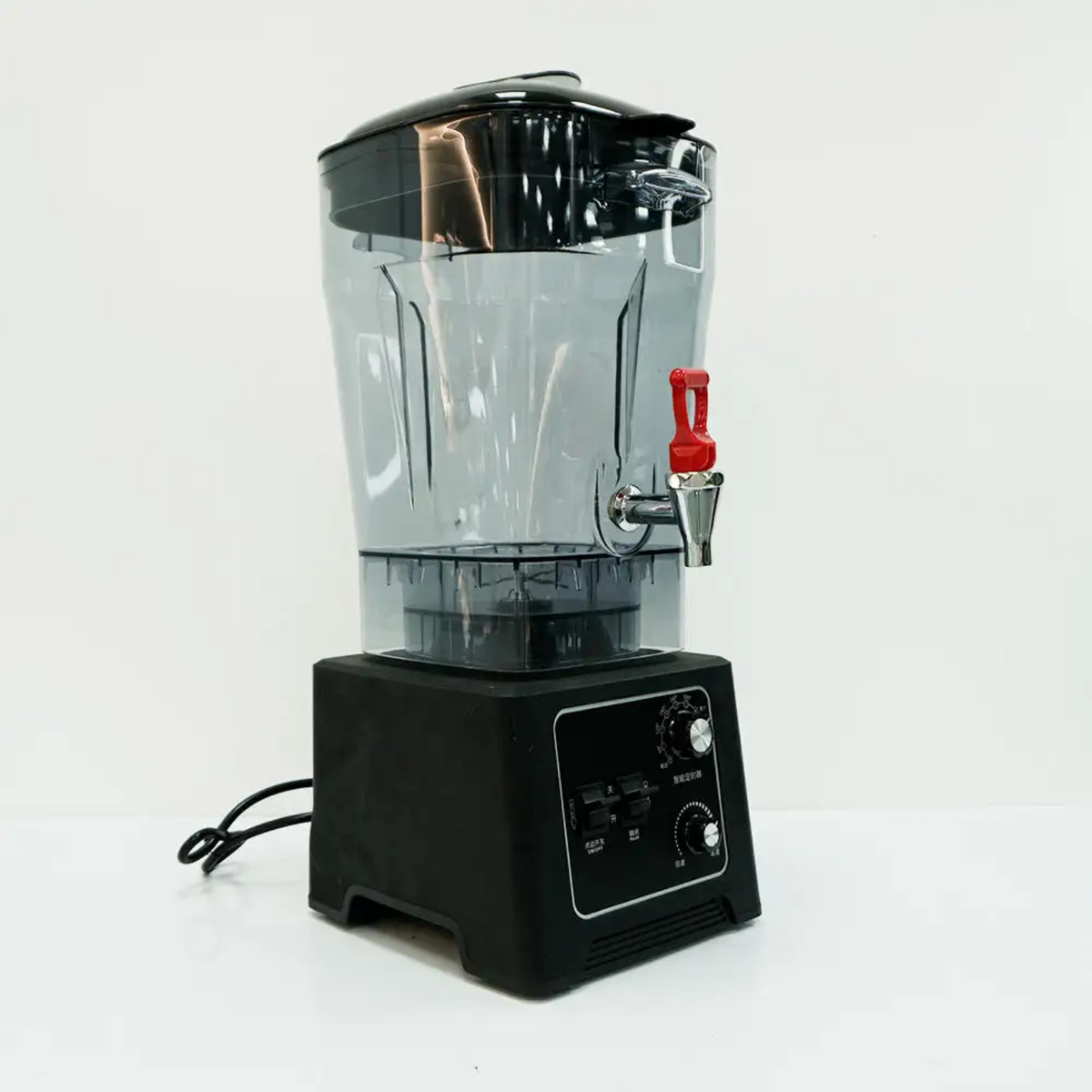 Commercial Heavy-Duty Blender with Dispensing Spigot & Timer