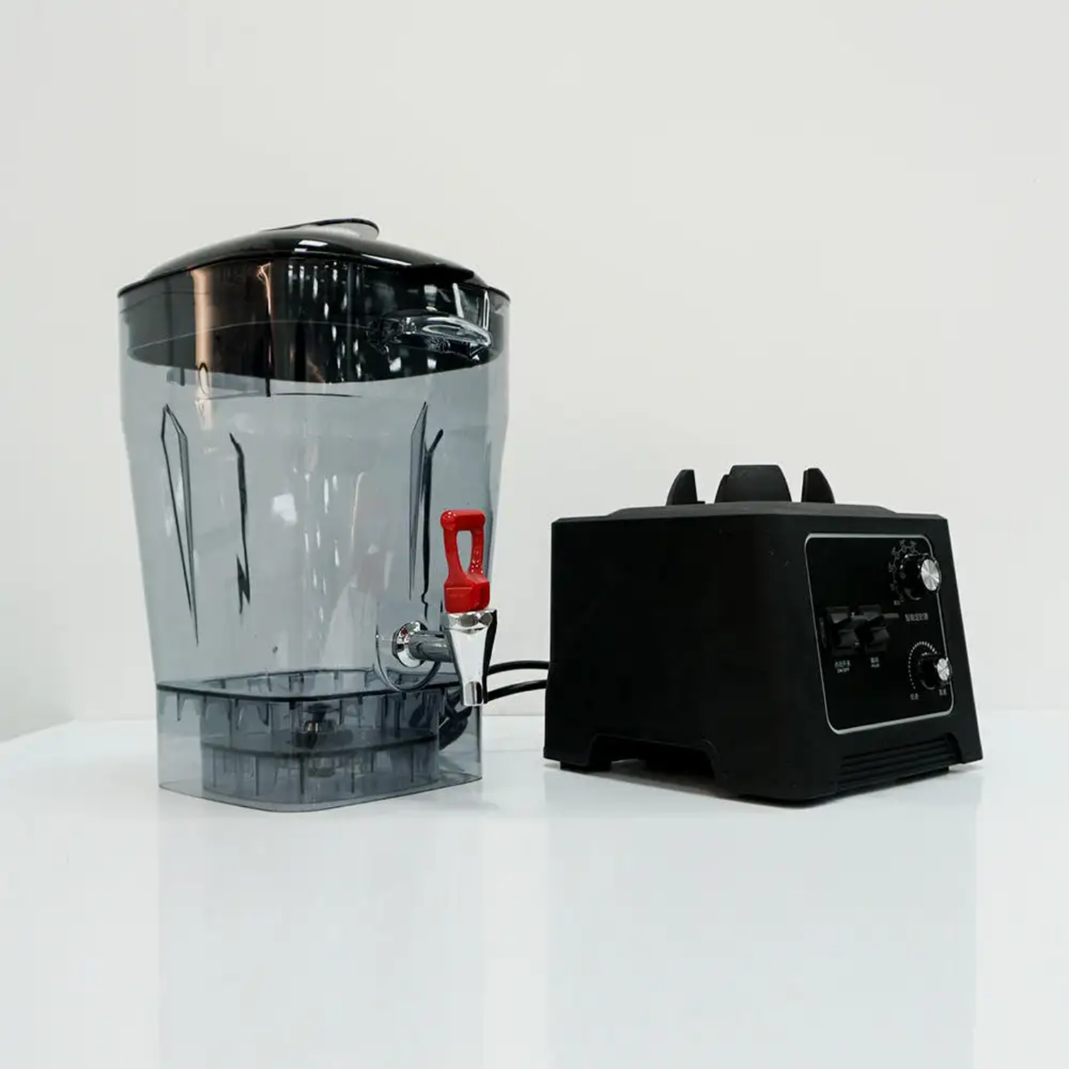 Commercial Heavy-Duty Blender with Dispensing Spigot & Timer
