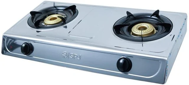 SPJ 2-Burner Stainless Steel Gas Cooktop