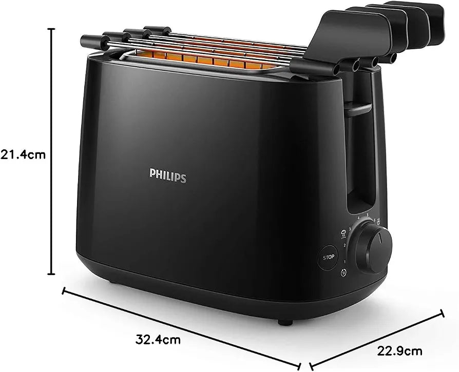 PHILIPS 2-Slice Breakfast Toaster & Bread Maker