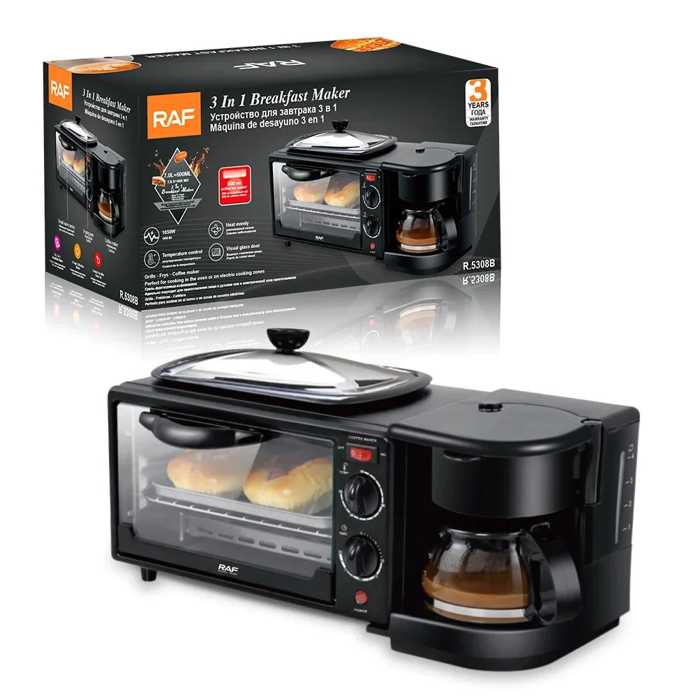 3-in-1 multifunctional breakfast station (Hoffmans & RAF)