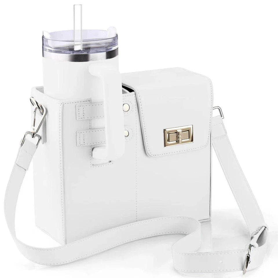 Universal Tumbler Carrier Bag with Phone Pouch